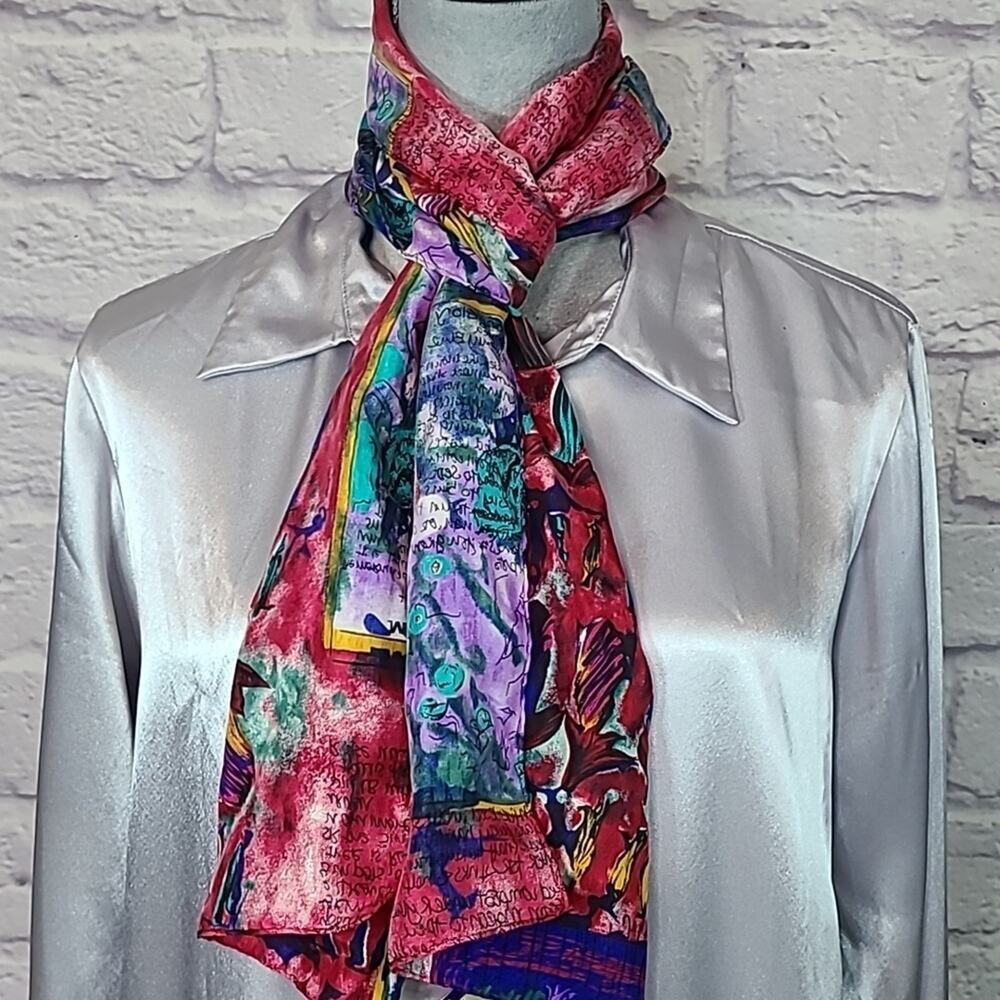 Vintage New York Studio silk scarf